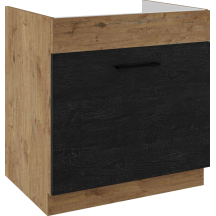 Szafka pod zlewozmywak 1 szuflada 80 ZL 1S VIGO DARK Podstawowe