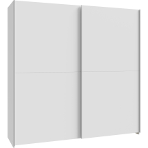 Szafa 2-drzwiowa przesuwna 190 cm SHMS42231-120 Biały SCHACH&MATT Podstawowe