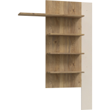 Regał wiszący BTHB01-M821 Dąb Mauvella / Piaskowy BREATHTAKER Podstawowe