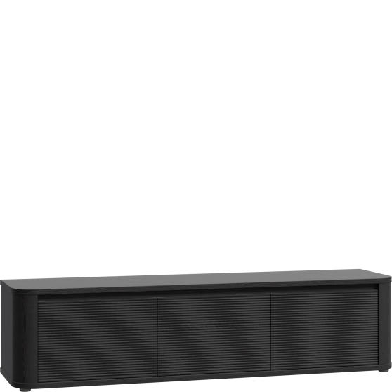 Szafka RTV mała BTHTH131-Q196 Dąb Cabezone / Dąb Czarny BREATHTAKER Podstawowe