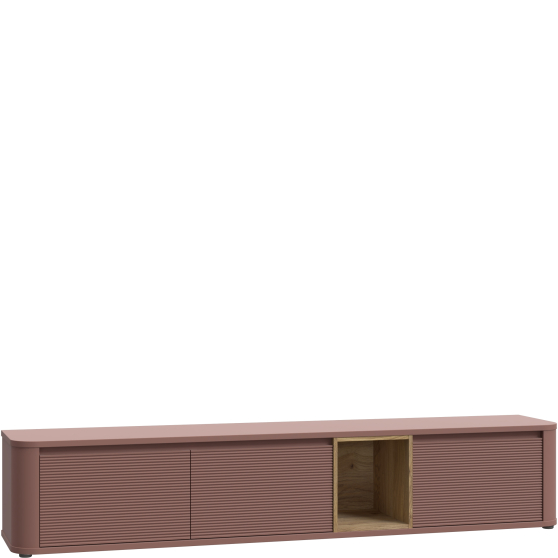 Szafka RTV Prawa BTHTH141-Q191 Dąb Mauvella / Terakota BREATHTAKER Podstawowe