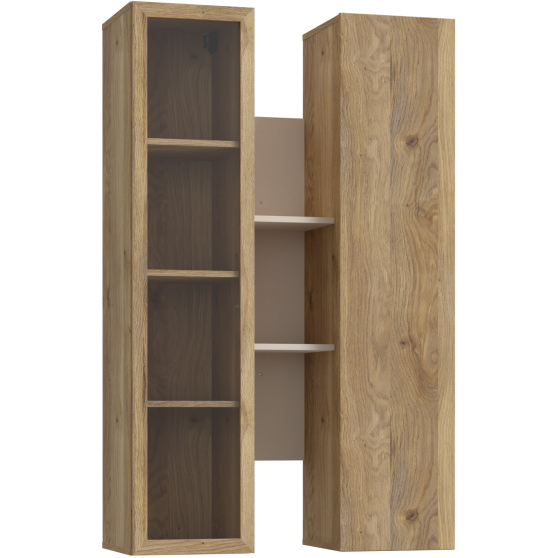 Witryna wisząca BTHVH331-M845 Dąb Mauvella / Piaskowy BREATHTAKER Podstawowe