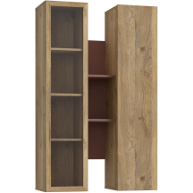 Witryna wisząca BTHVH331-Q192 Dąb Mauvella / Terakota BREATHTAKER Podstawowe