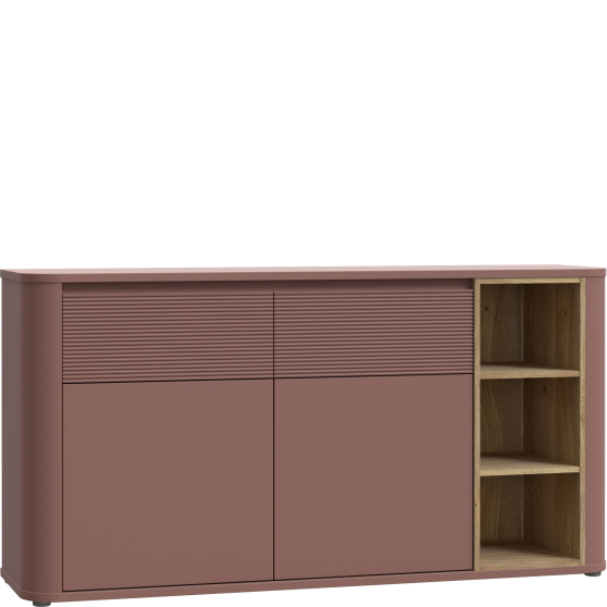 Komoda Prawa BTHK233-Q191 Dąb Mauvella / Terakota BREATHTAKER Podstawowe