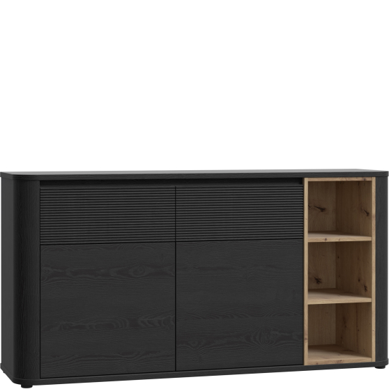 Komoda Prawa BTHK233-Q194 Dąb Cabezone / Dąb Artisan / Dąb Czarny BREATHTAKER Podstawowe