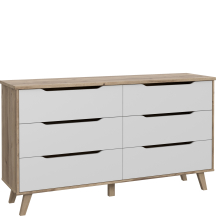 Komoda 6 szuflad VNKK221-L25 VANKKA Podstawowe