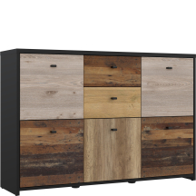 Komoda 2 szuflady 5 drzwi SQNK233-C604 BEST CHEST Podstawowe