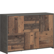 Komoda 2 szuflady 5 drzwi SQNK233-C764 BEST CHEST Podstawowe