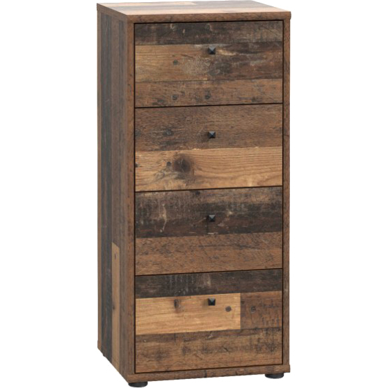 Komoda 40 cm z szufladami T2KK211-H51 Old-Wood Vintage NET106 Podstawowe