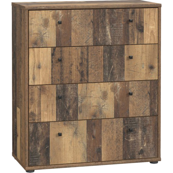 Komoda z szufladami T2KK212-H51 Old-Wood Vintage NET106 Podstawowe