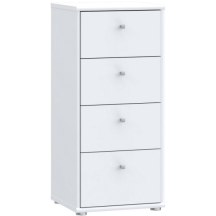 Komoda 40 cm z szufladami T2KK211-120 Biały NET106 Podstawowe