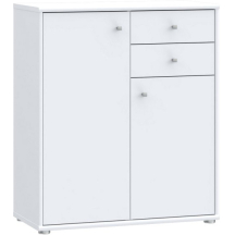 Komoda 2 szuflady 2 drzwi T2KK50-120 Biały ARCHBOX Podstawowe