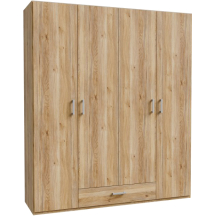 Szafa ubraniowa 4-drzwiowa 180 cm ECBS941-D108 ECONOBOX 2 Podstawowe