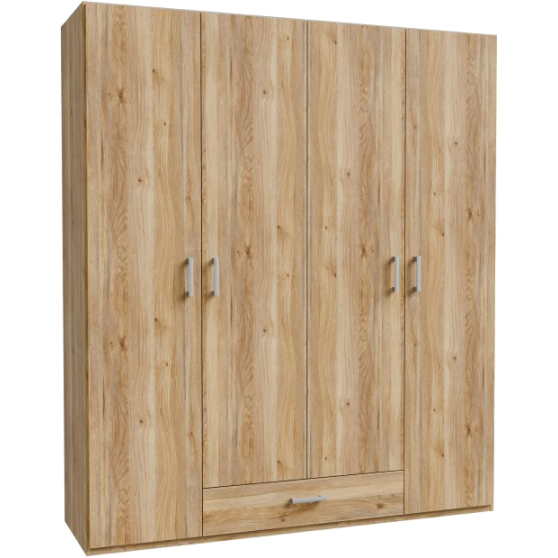 Szafa ubraniowa 4-drzwiowa 180 cm ECBS941-D108 ECONOBOX 2 Podstawowe