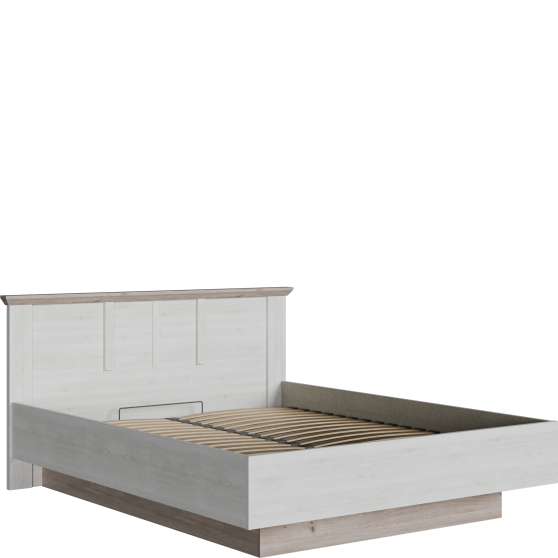 Łóżko 160 x 200 z pojemnikiem i podnoszonym stelażem TIQL4162-L18 ILOPPA Podstawowe