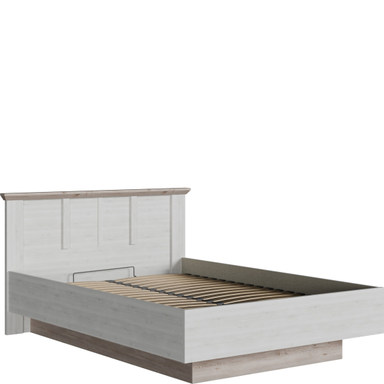 Łóżko 140 x 200 z pojemnikiem i podnoszonym stelażem TIQL4142-L18 ILOPPA Podstawowe