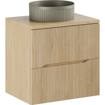 Szafka łazienkowa wisząca z umywalką 60 cm NORDIC CREMONA Podstawowe