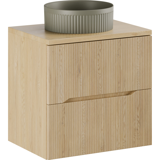 Szafka łazienkowa wisząca z umywalką 60 cm NORDIC CREMONA Podstawowe