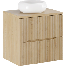 Szafka łazienkowa wisząca z umywalką 60 cm NORDIC CREMONA Podstawowe