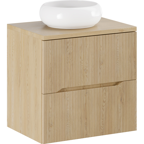 Szafka łazienkowa wisząca z umywalką 60 cm NORDIC CREMONA Podstawowe