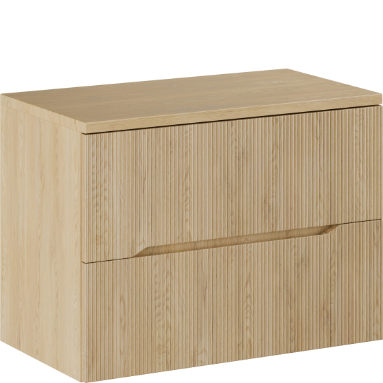 Szafka łazienkowa wisząca z blatem 80 cm NORDIC CREMONA Podstawowe