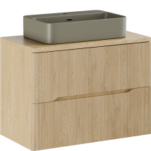 Szafka łazienkowa wisząca z umywalką 80 cm NORDIC CREMONA Podstawowe