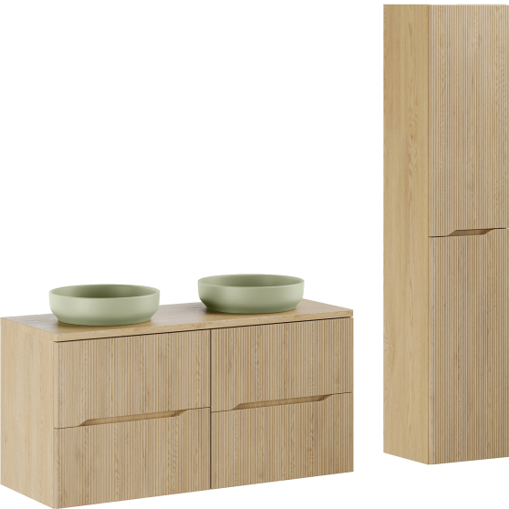 Zestaw mebli do łazienki SET-NC 120 HC NORDIC CREMONA Podstawowe