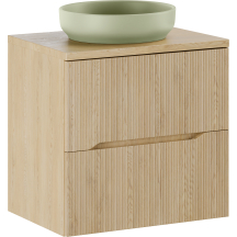 Szafka łazienkowa wisząca z umywalką 60 cm NORDIC CREMONA Podstawowe