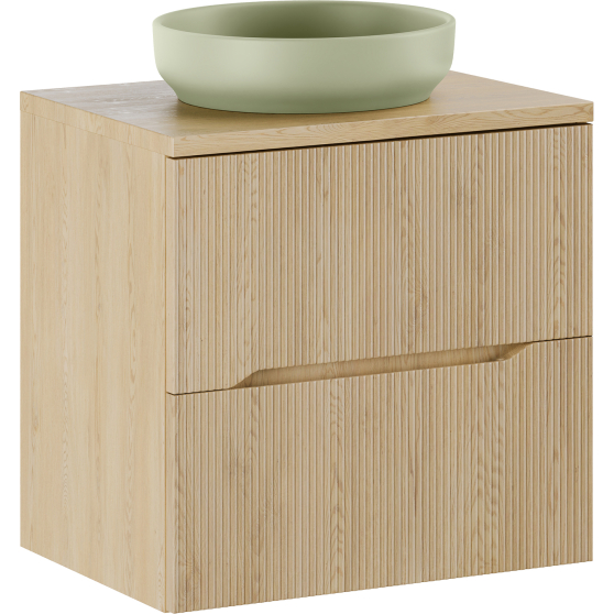 Szafka łazienkowa wisząca z umywalką 60 cm NORDIC CREMONA Podstawowe