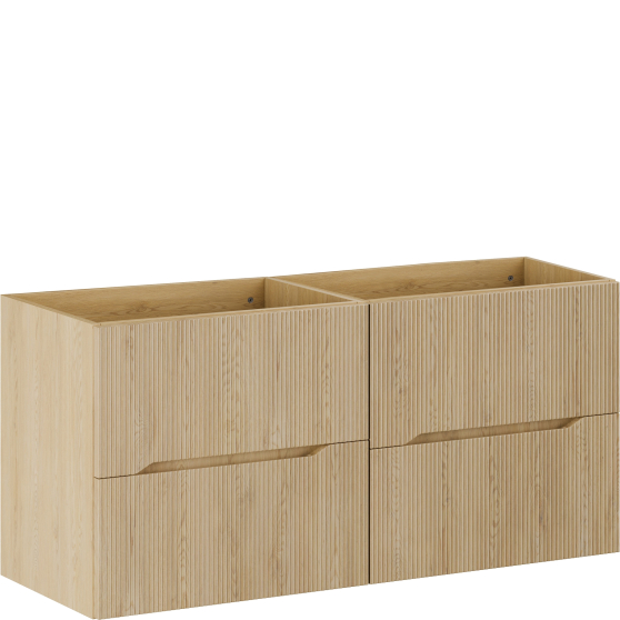 Zestaw szafek łazienkowych bez blatu 120 cm NORDIC CREMONA Podstawowe