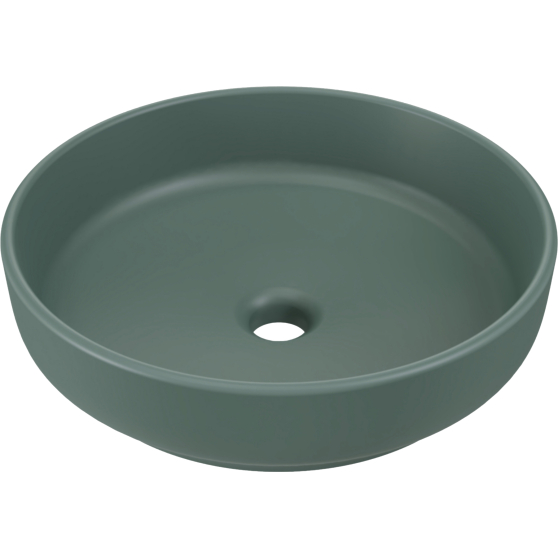Umywalka ceramiczna RIVER 1 FOREST GREEN MATT 40 cm Podstawowe