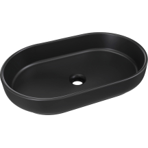 Umywalka ceramiczna RIVER 2 BLACK MATT 55 cm Podstawowe