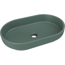 Umywalka ceramiczna RIVER 2 FOREST GREEN MATT 55 cm Podstawowe
