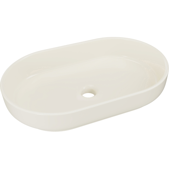 Umywalka ceramiczna RIVER 2D1S IVORY MATT 55 cm Podstawowe