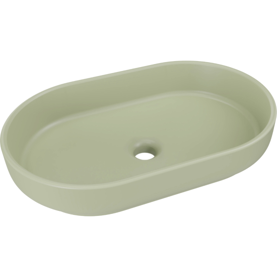 Umywalka ceramiczna RIVER 2D1S OLIVE GREEN MATT 55 cm Podstawowe