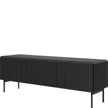 Szafka RTV pod telewizor 3-drzwiowa czarna MUTI CZARNY Podstawowe