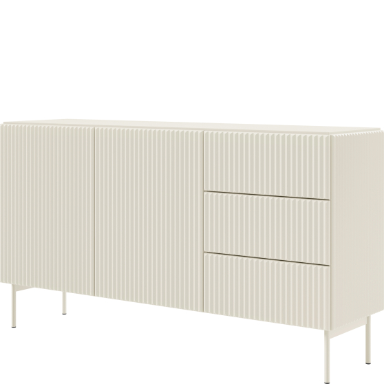 Komoda 147 cm 2-drzwiowa z szufladami kolor kaszmir MUTI KASZMIR Podstawowe