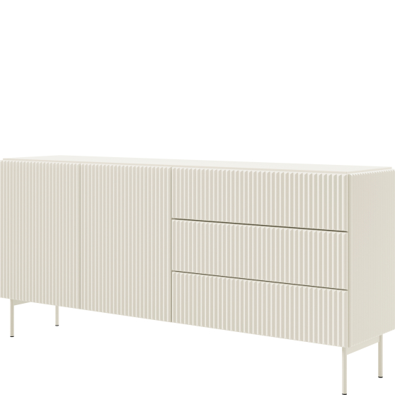 Komoda 2-drzwiowa z szufladami kolor kaszmir MUTI KASZMIR Podstawowe