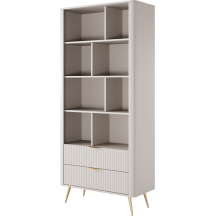 Regał z szufladami beżowy LANTE BEŻ Podstawowe