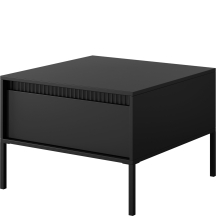 Stolik do salonu z szufladą czarny SENSO CZARNY Podstawowe