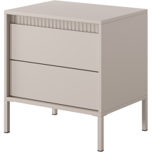 Nowoczesna szafka nocna beżowa SENSO BEŻ Podstawowe