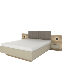 Łóżko 160 x 200 z pojemnikiem bez stelaża LETTO Podstawowe