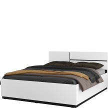 Łóżko 160 x 200 ze stelażem i pojemnikiem Typ-51 CROSS S Podstawowe (1)