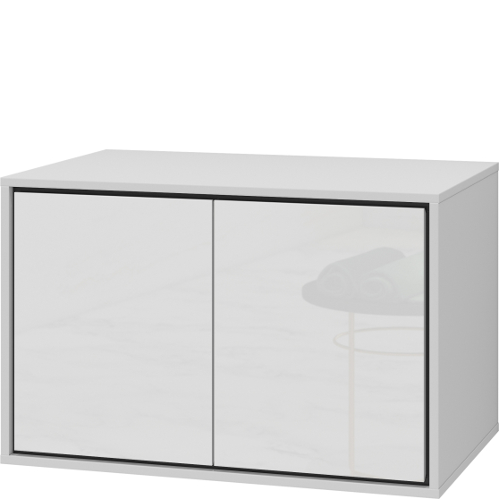 Szafka łazienkowa wisząca pod umywalkę Biały Połysk Typ-58 IRVINE Podstawowe