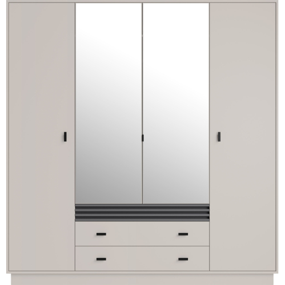 Szafa 4-drzwiowa AL16 Kaszmir ALLMO SYPIALNIA KASZMIR Podstawowe