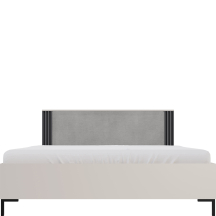 Łóżko 160 x 200 ze stelażem i pojemnikiem AL19 Kaszmir ALLMO SYPIALNIA KASZMIR Podstawowe