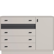 Komoda do sypialni AL17 Kaszmir ALLMO SYPIALNIA KASZMIR Podstawowe