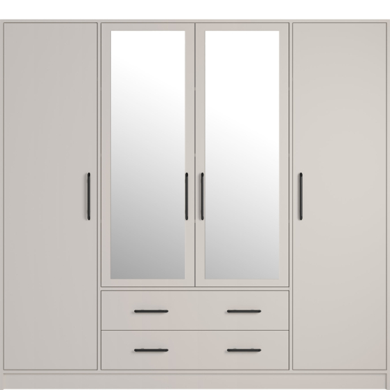 Szafa 4D Kaszmir z lustrem SRL1 SMART Podstawowe