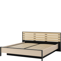 Łóżko z pojemnikiem 180 x 200 EN-02 Beż ENNA Podstawowe