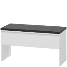 Ławka do przedpokoju z siedziskiem SM-03 Biała SIMPLY Podstawowe